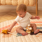 Baby play mat round - Noa Rainbow Multicolor