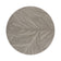 Round modern rug - Solacio Leaves Grey