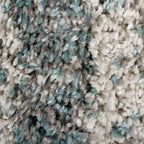 High-pile floor rug - Dakaro Reza Blue