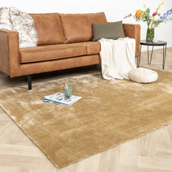 Washable Viscose Rug - Vive Gold