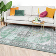 Vintage Rug - Estate Medallion Dark Green