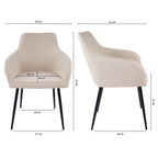 Dining Chair - Maud Beige