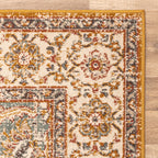 Vintage Rug - Thirza Medallion Ochre Yellow/Multicolour