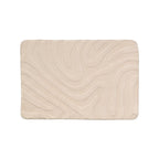 Bathroom Rug - Cassie Shapes Beige