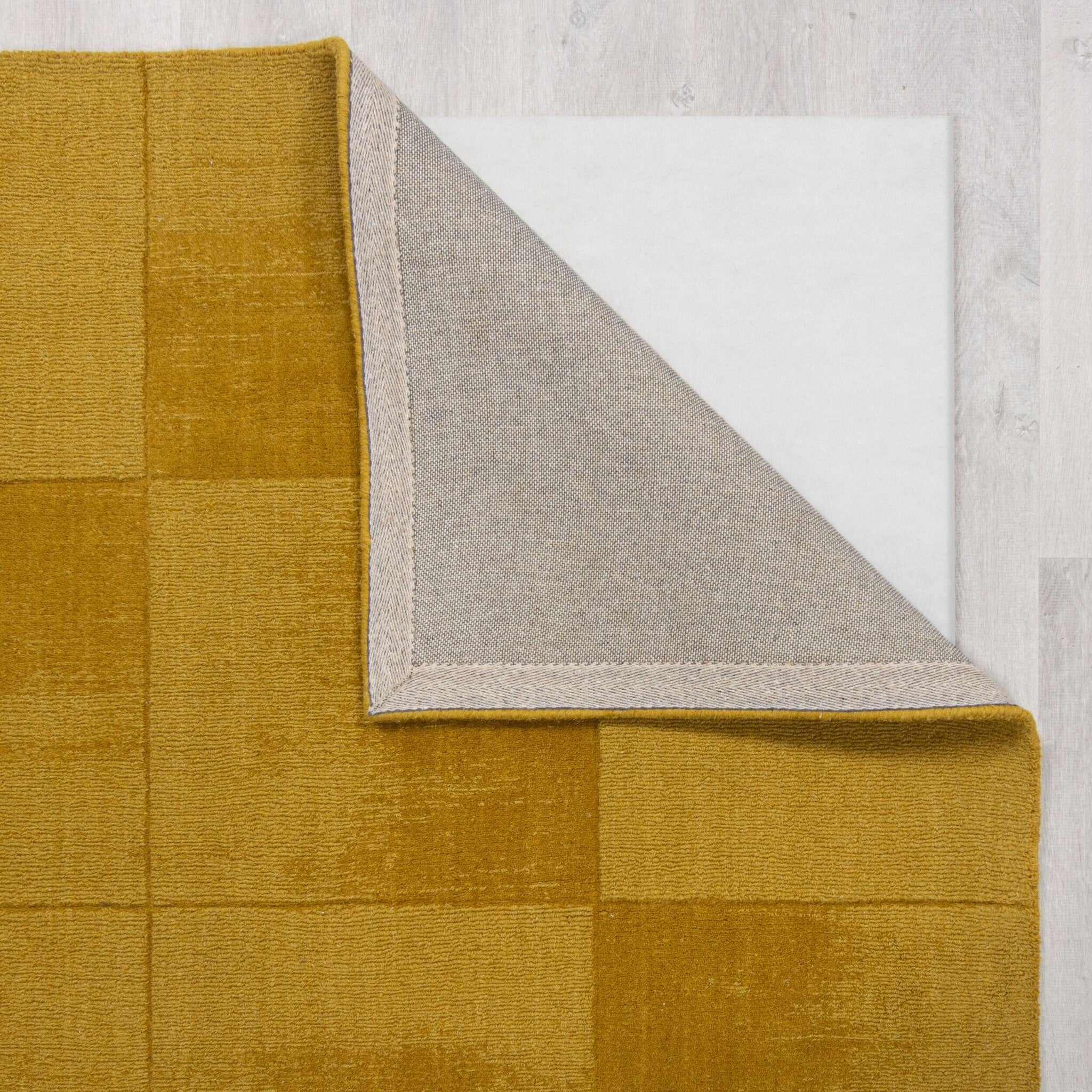 Hand-tufted floor rug - Dido Yellow