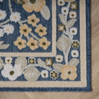 Indoor & outdoor rug - Bloom Oriental Blue