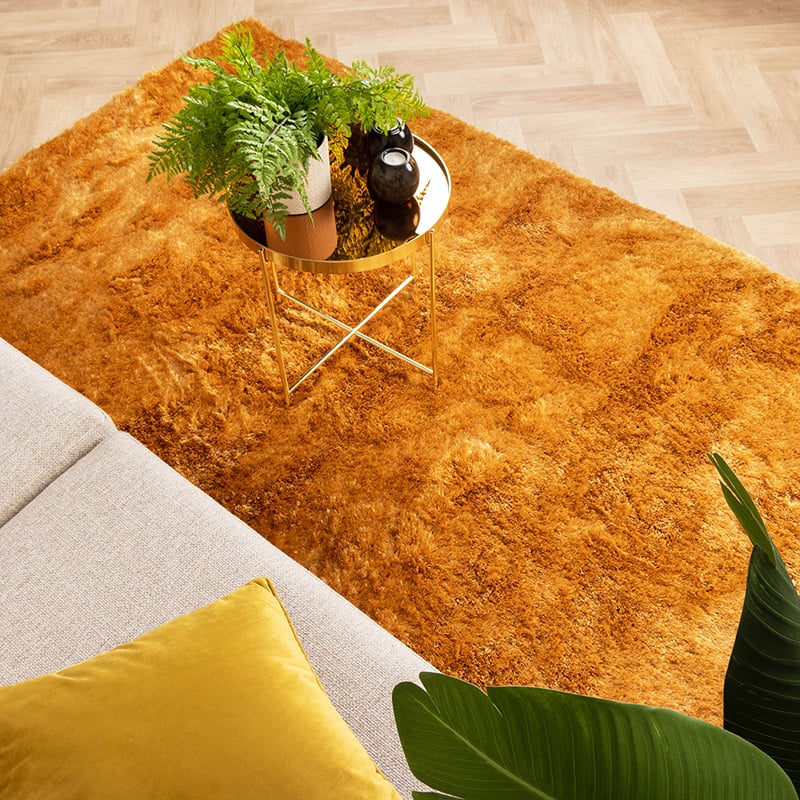 High Pile Rug - Glorious Gold/Yellow