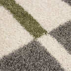 High-pile floor rug - Gala Green