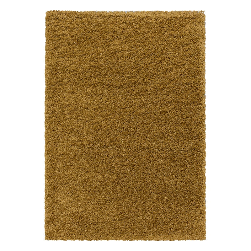 High-pile floor rug - Softy Ochre Yellow