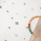 Washable Kids Rug - Ravi Stars Multicolour