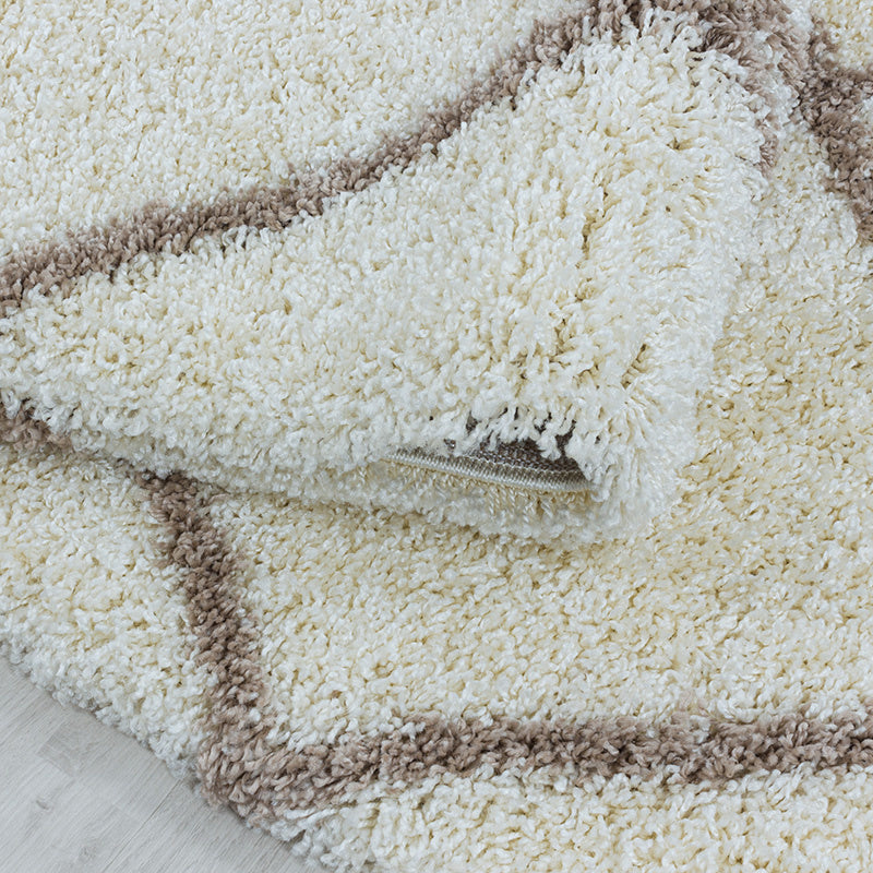 Berber Rug - Agadir Lines Cream/Beige