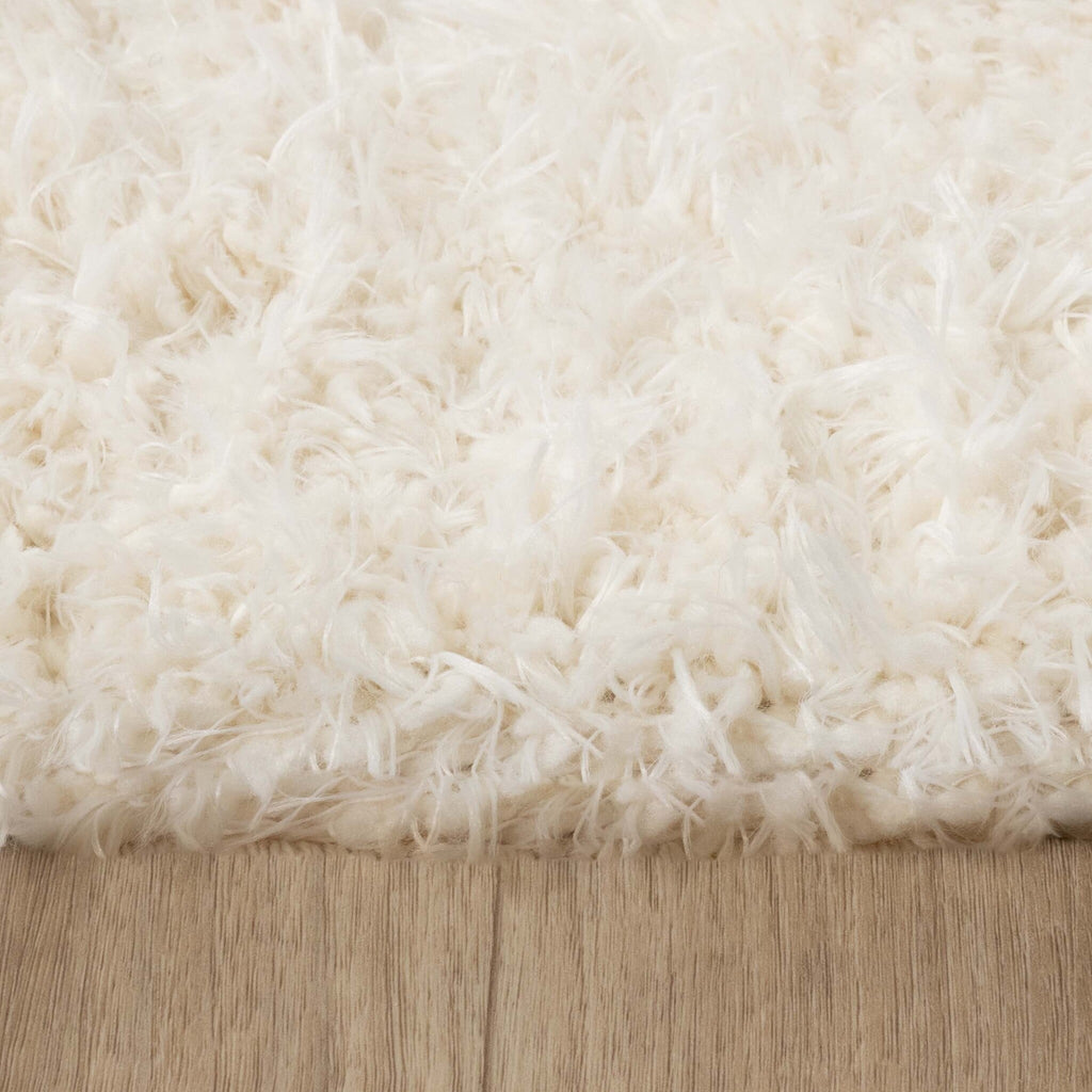 Shaggy Rug - Blaze Cream/White