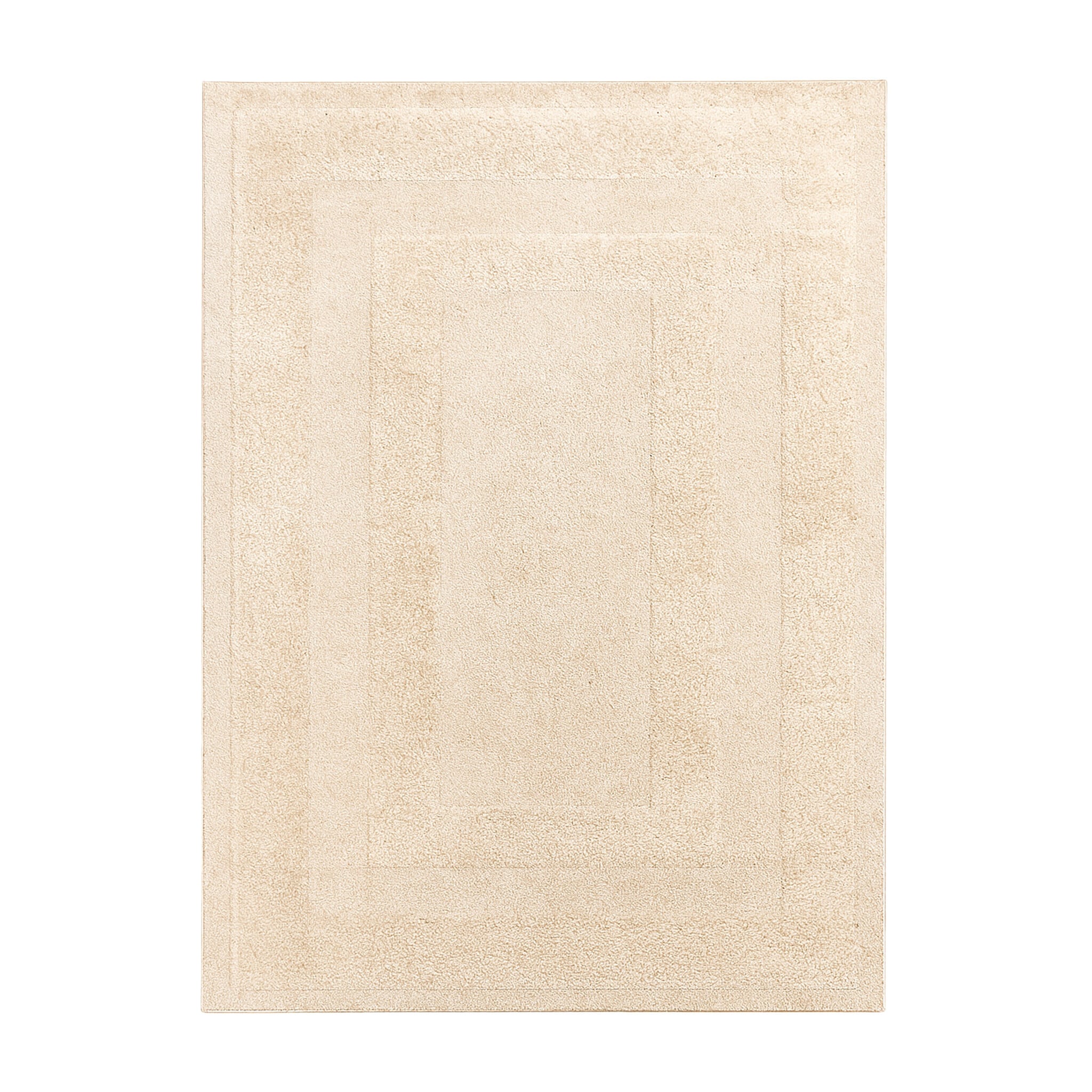 Scandinavian rug - Lova Border Beige