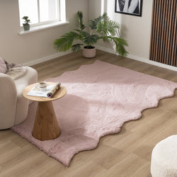 Soft High Pile Rug - Comfy Supreme Wavy Pink