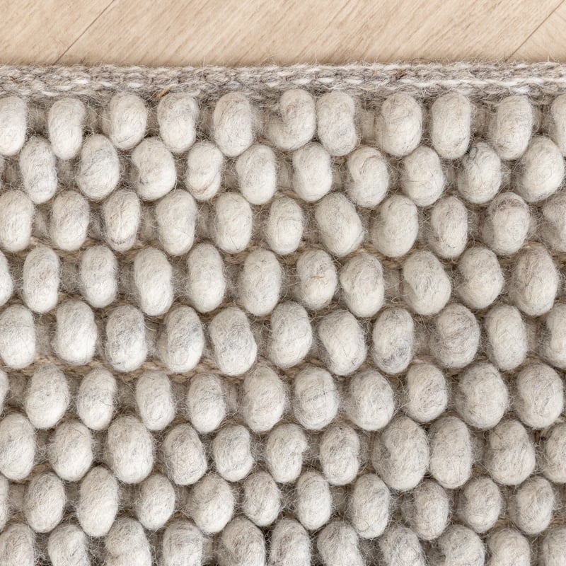 Wool Rug - Luminous Light Grey