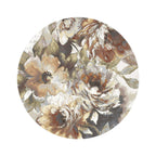 Round Floral Floor Rug - Anaheim 4248