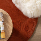 Round High Pile Rug - Comfy Supreme Terra