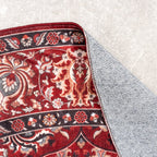 Round Vintage Rug - Imagine Medallion Red