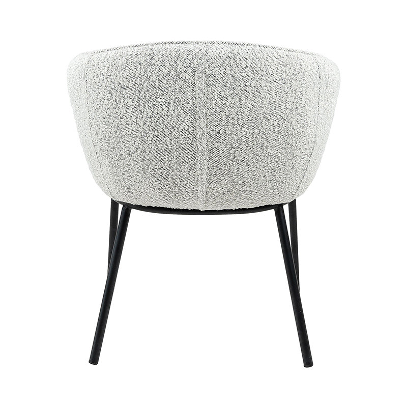 Dining Chair - Duke Black/White Melange