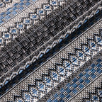 Striped outdoor rug - Sunara Anthracite