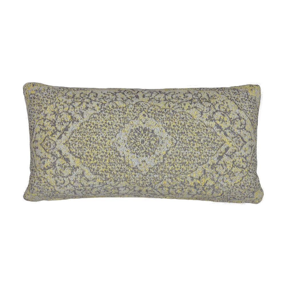 Vintage Cushion - Therese Yellow/Gray