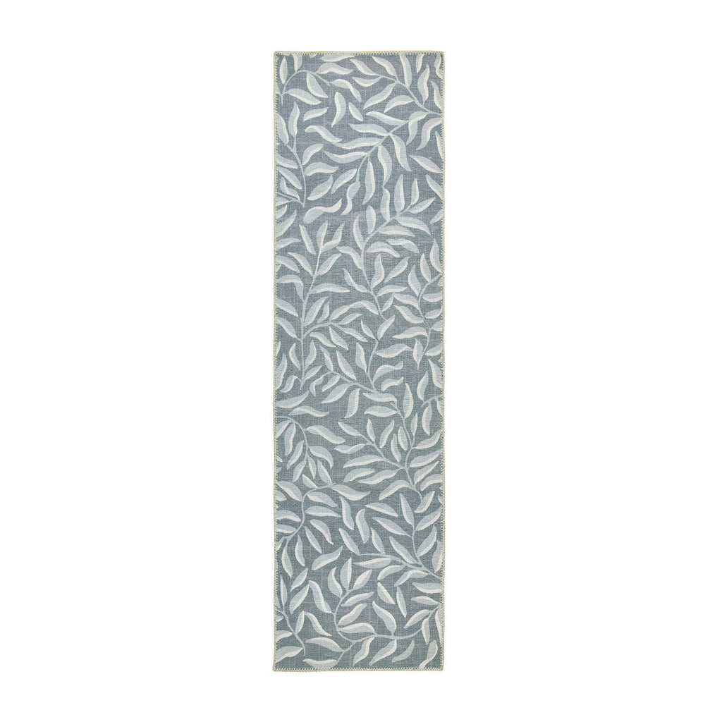 Washable Runner - Reido Leaves Green