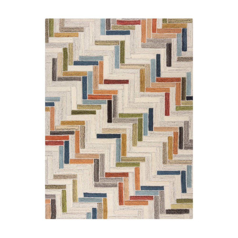 Wool floor rug - Rusho Multicolor