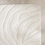 Bathroom Rug - Cassie Zebra White
