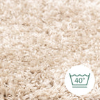 Washable High-Pile Rug - Tidy Beige