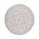 Round Outdoor Rug - Summer Oriental Light Grey