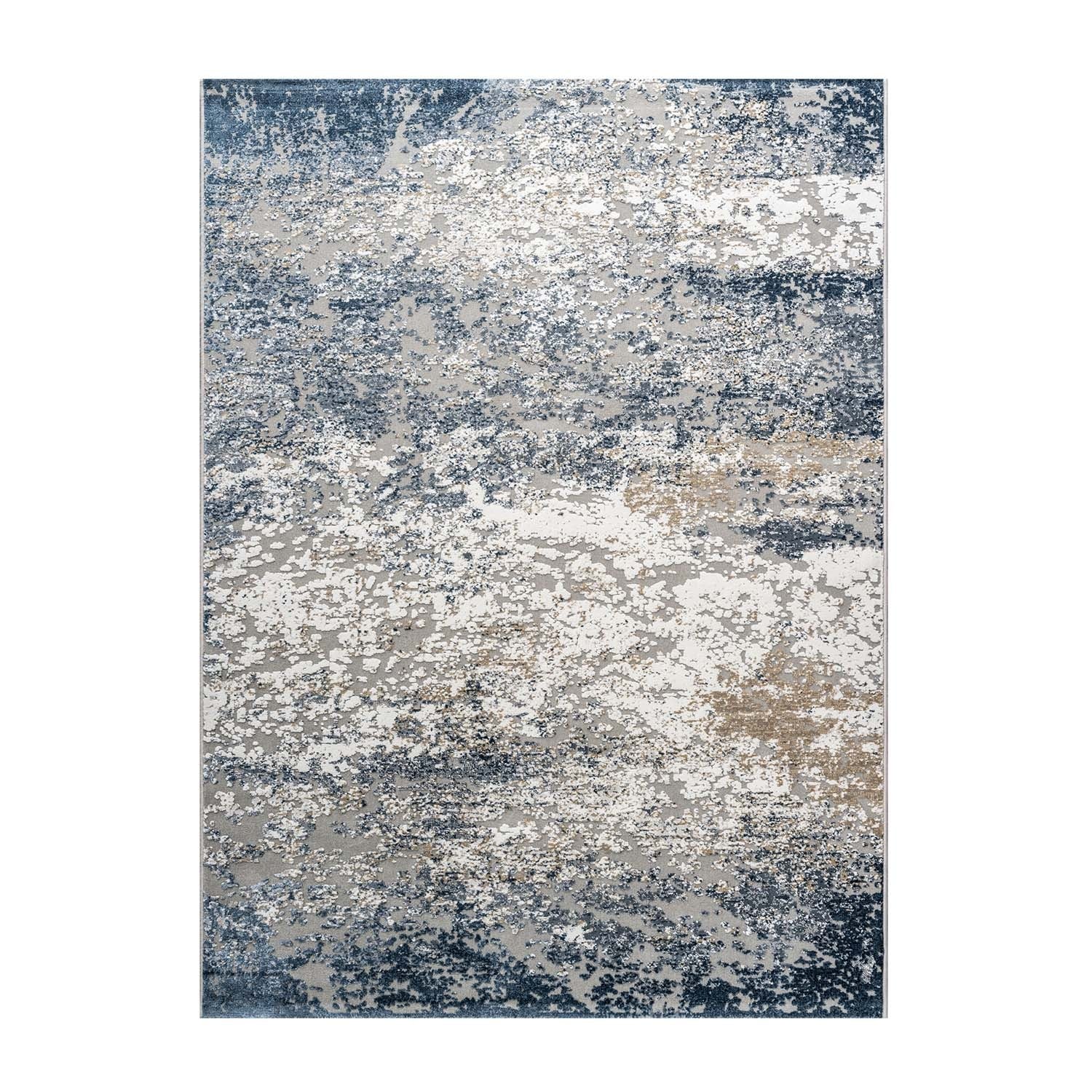 Modern Floor Rug - Carlton Blue 7777