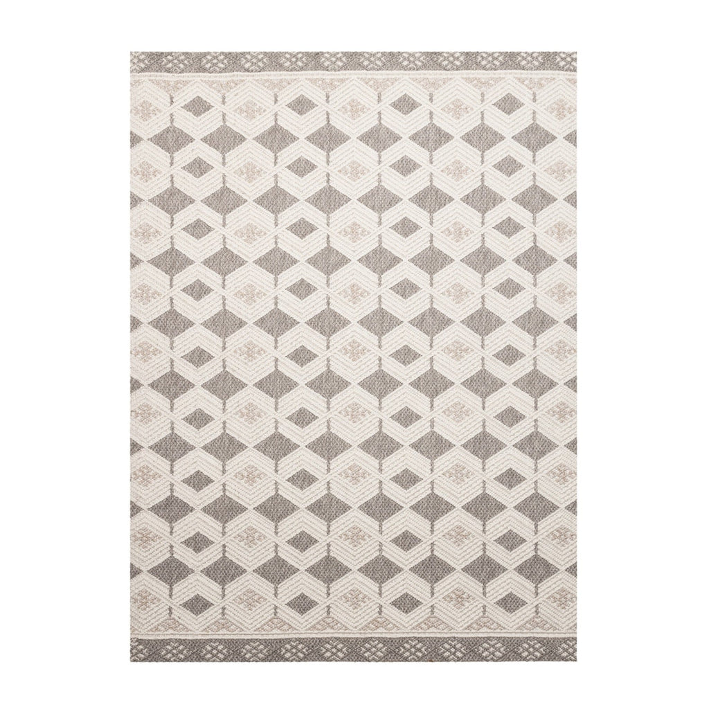Sustainable Rug - Lorre Blocks Cream/Anthracite
