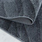 Modern floor rug - Optimism Current Grey
