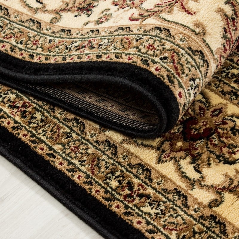 Oriental Floor Rug - Marrakesh Black 210