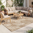 Outdoor Rug - Malta Leaves Natural