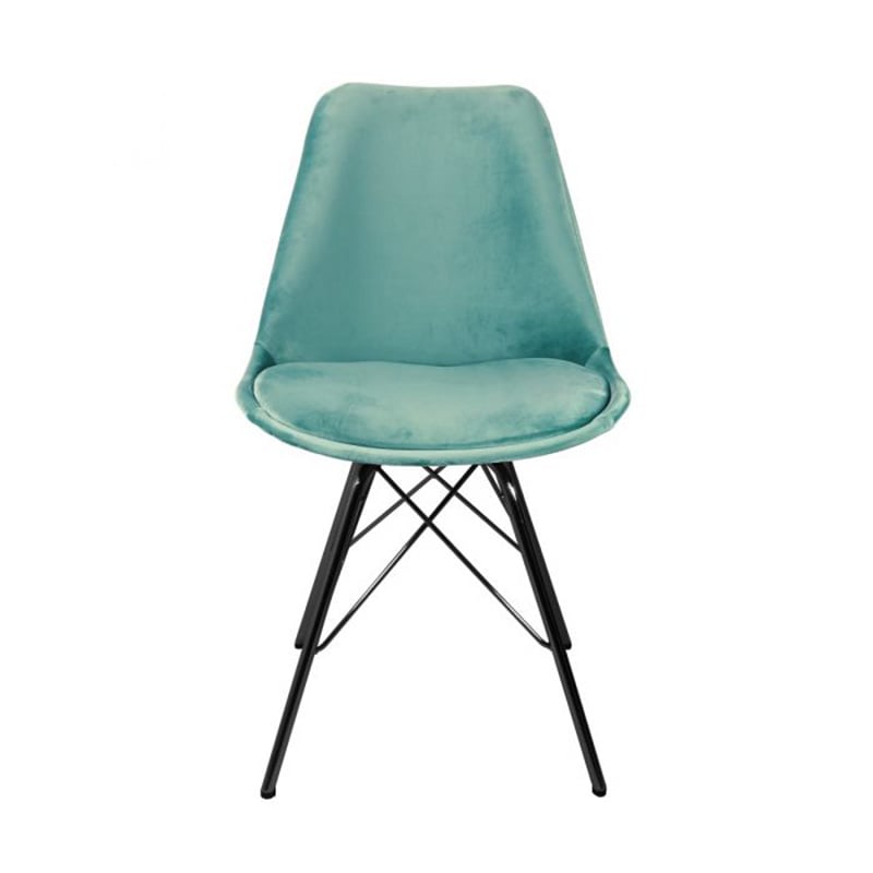 Velvet Chair - Mint Green