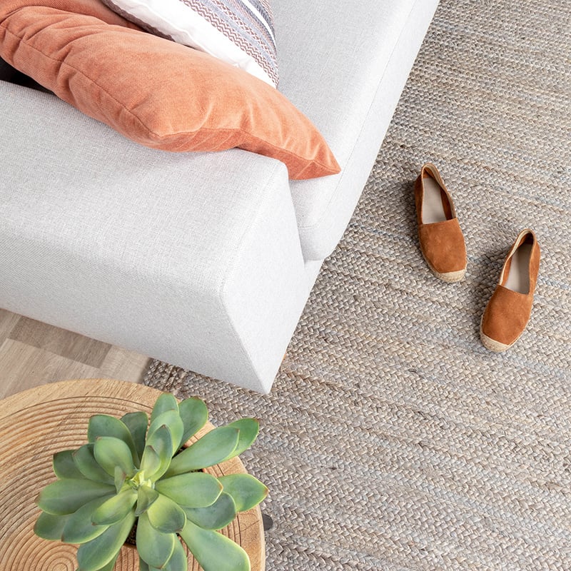 Jute Rug - Fair Grey
