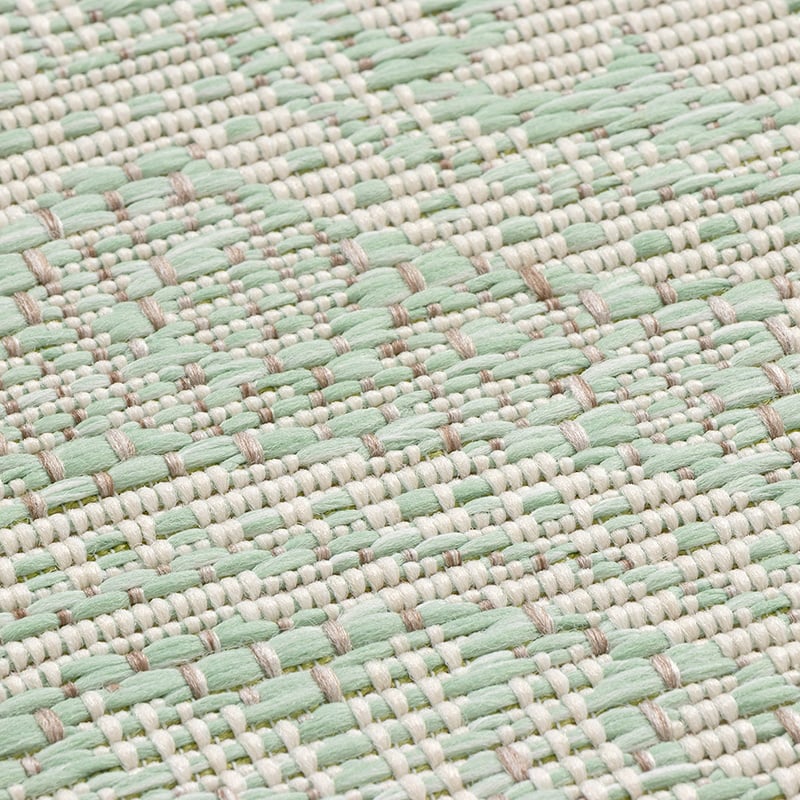 Round Outdoor Rug - Summer Oriental Mint