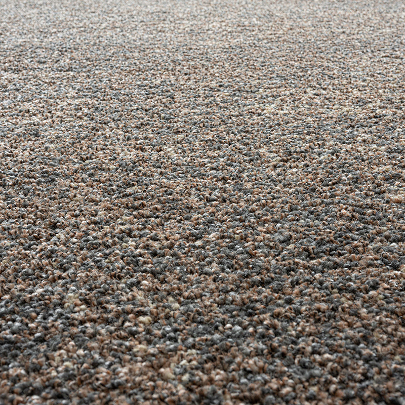 High-pile floor rug - Myla Brown/Grey 7777