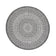 Round Outdoor Rug - Summer Azteca Grey