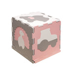 Foam puzzle mat - Sam Farm Pink