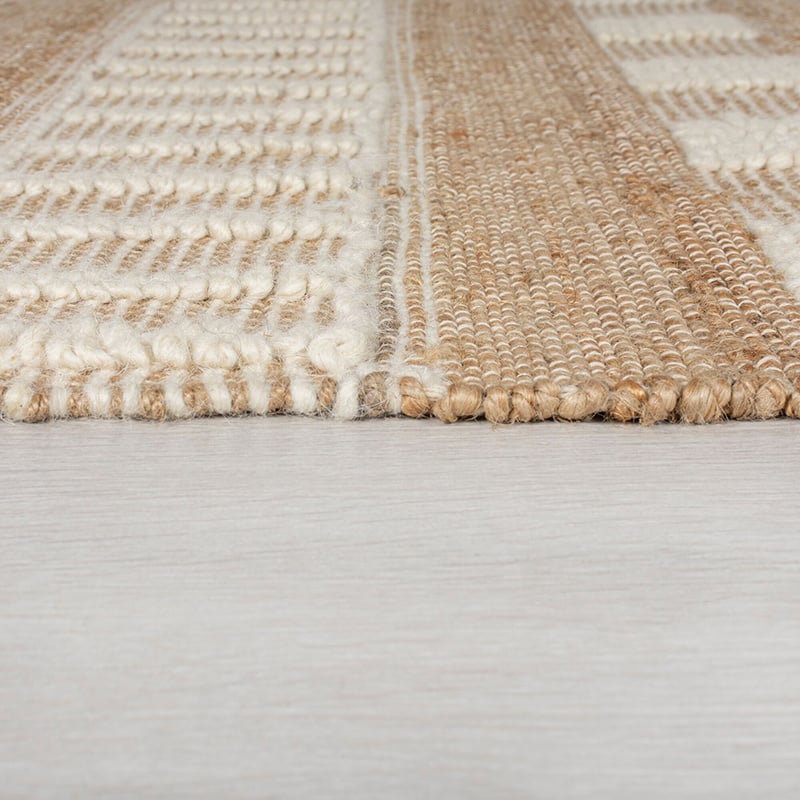 Jute runner - Jubio Medina Natural/Cream