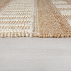 Jute runner - Jubio Medina Natural/Cream
