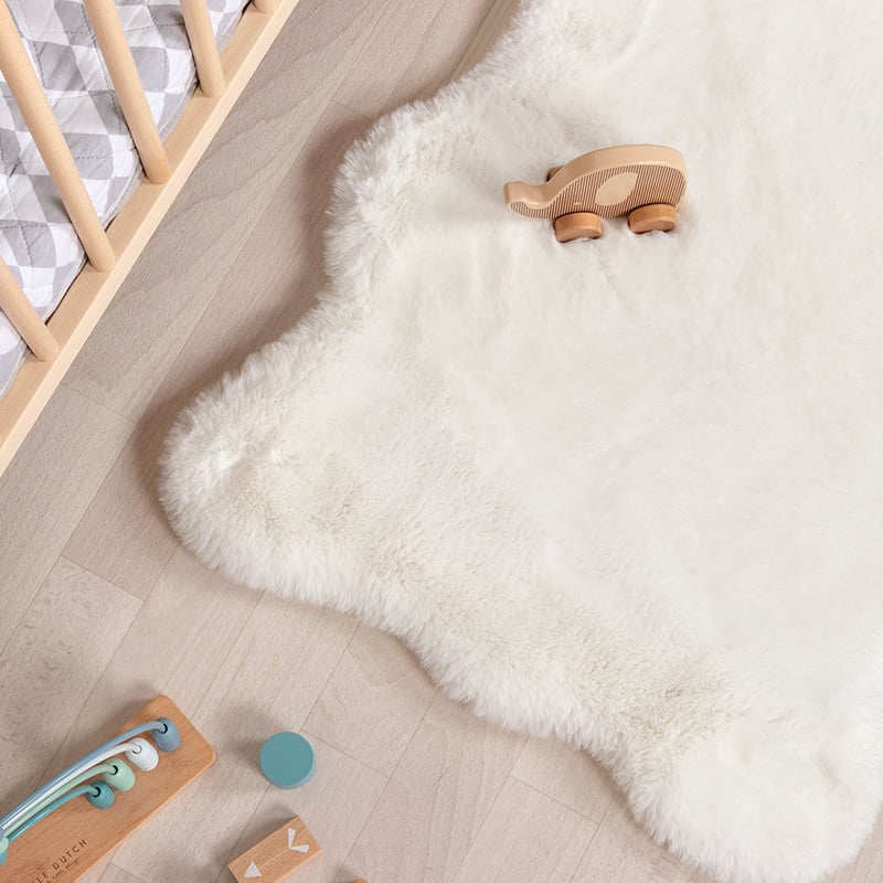 Kids Rug - Huggy Sheep White