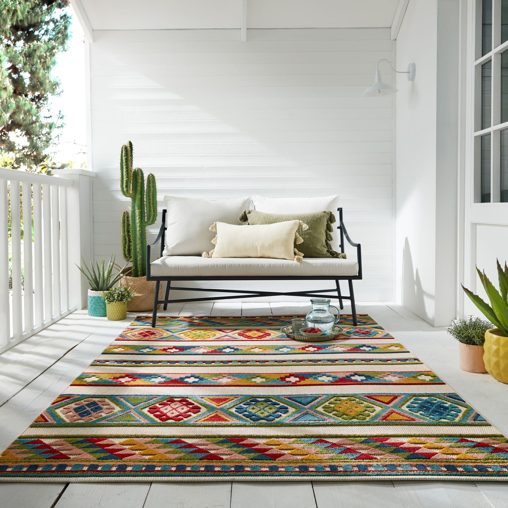 Indoor and Outdoor Rug - Plazo Sunshine Multicolor