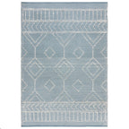 Geometric floor rug - Polo Robyn Blue