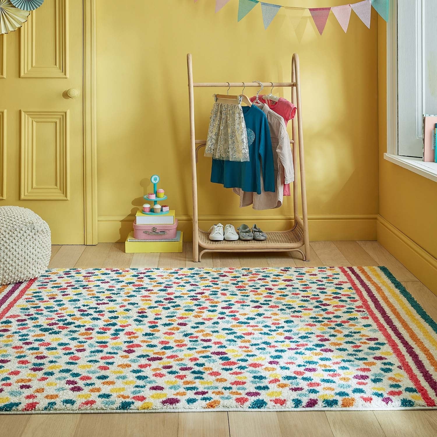 Colorful Children's Floor Rug - Radiso Spot Multicolor