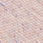 Round Wool Rug - Feline Pastel