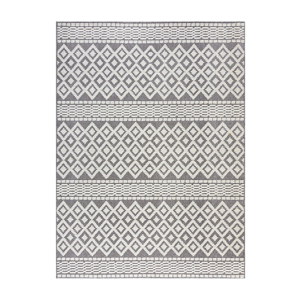 Washable floor rug - Galeo Jhansi Grey
