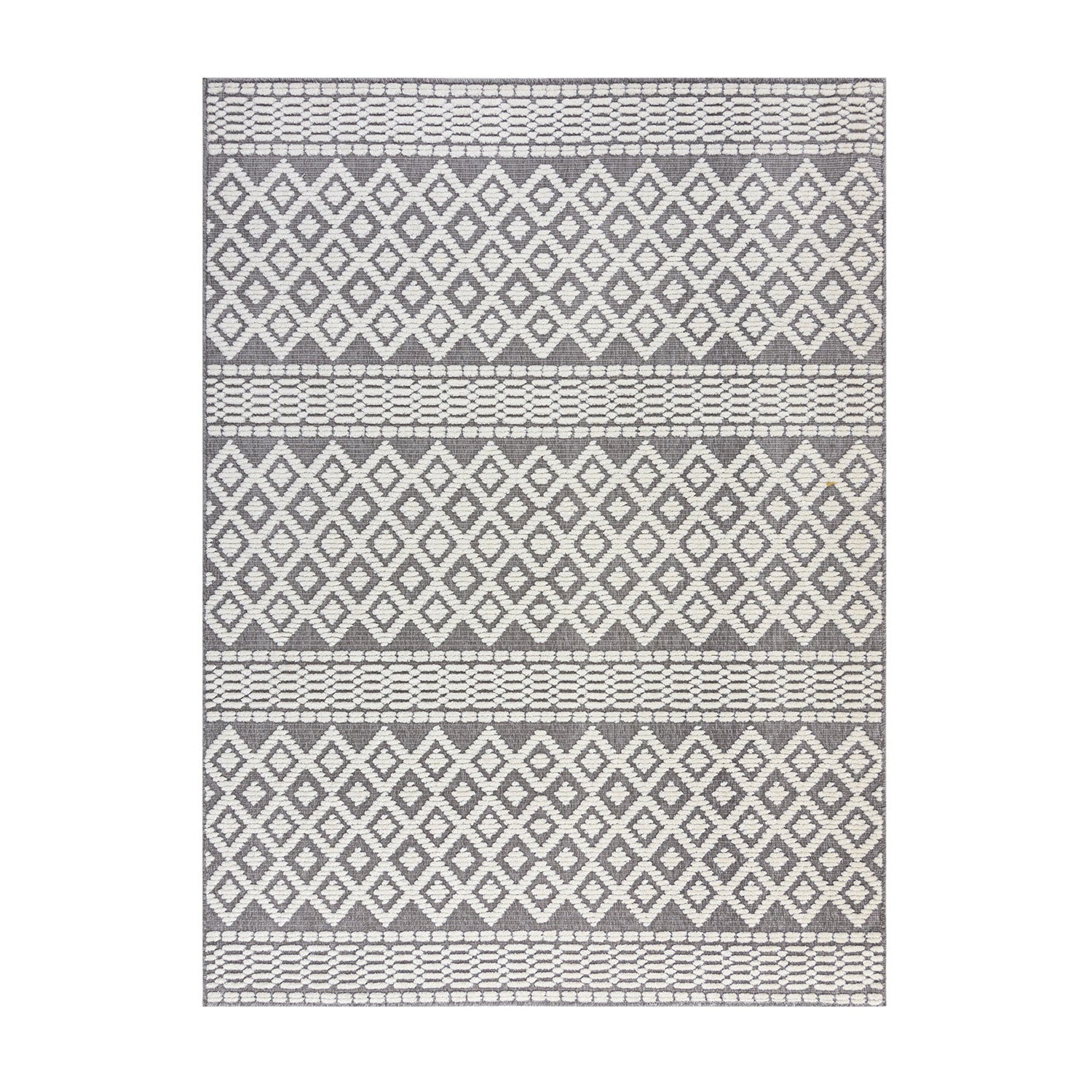 Washable floor rug - Galeo Jhansi Grey